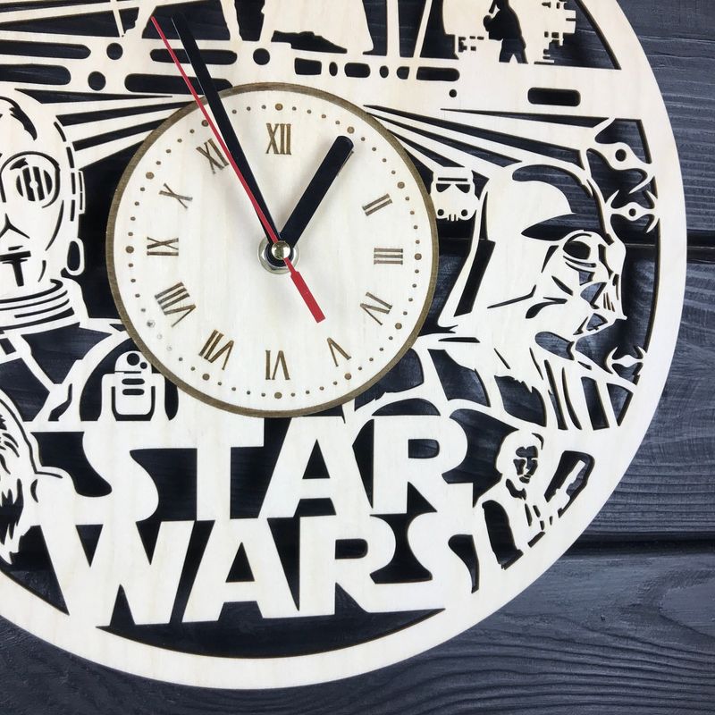 Годинник настінний оригінальний «Галактична імперія Star Wars»