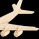 Конструктор деревянный Robotime Гражданский самолет 35 деталей