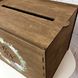 Свадебная деревянная коробка для денег