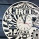 Тематичний настінний годинник з дерева «Цирк»