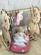Детская вязаная игрушка «Зайка» с дополнительным набором одежды