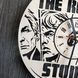 Концептуальные настенные часы в интерьер «The Rolling Stones»