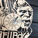 Тематические интерьерные настенные часы «Hellboy»